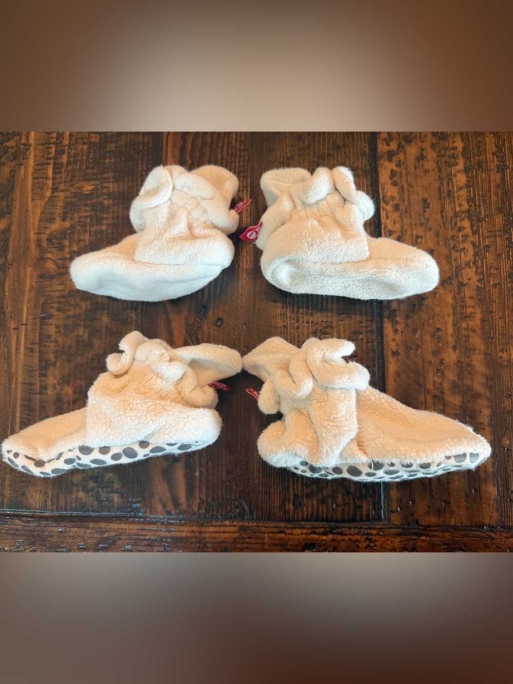 Zutano Baby Cozie Fleece Baby Booties 2 Pack